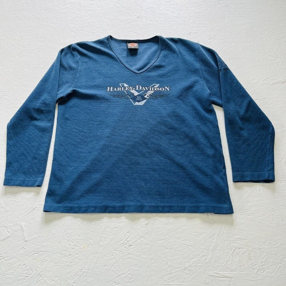 Vintage Harley Davidson Sweatshirt 2001 Great Lakes Crossing Michigan Size XL